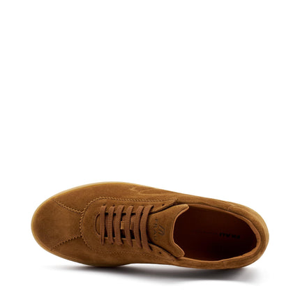 Frau Sneakers Uomo Bassa in Camoscio Cuoio 24D2 TOFFEE Frau 