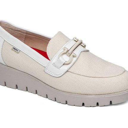Mocassini Donna Vernice Avorio 58500 BARI MARFIL Callaghan 
