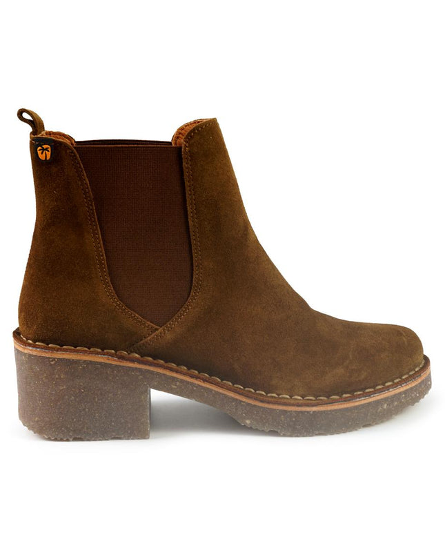 Jungla Stivaletti Chelsea Donna Camoscio Cuoio 8216 MOGANO Jungla 
