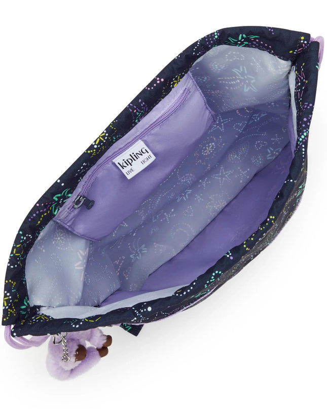 Kipling Sacca in Tessuto Fantasia Unicorn Star SUPERTABOO UNICORN STAR Kipling 