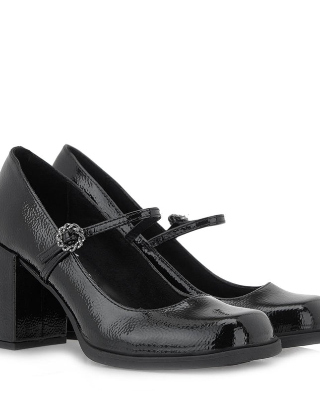 Decolletè Mary Jane Vernice Nero GEORGIA 242 BLACK Exe 