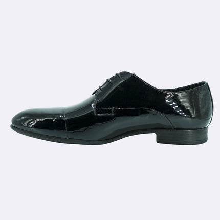 Stingata Cerimonia Derby Vernice Nero Elegante Sposo ELITE 3 VERNICE NERO Rogal's 