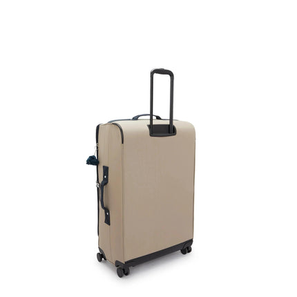 Kipling Trolley Large 4 Ruote in Tessuto Soft Taupe - MARIO SPATARELLA