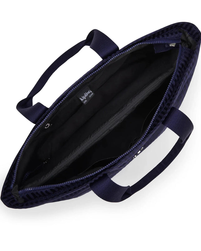Kipling Borsa Lavoro Shopper Laptop in Tessuto Notturno Blu - MARIO SPATARELLA