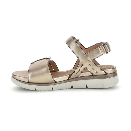Stonefly Sandalo Basso Donna con Doppio Velcro in Pelle Laminata 223658 ELODY LASER SIMPLY Stonefly 