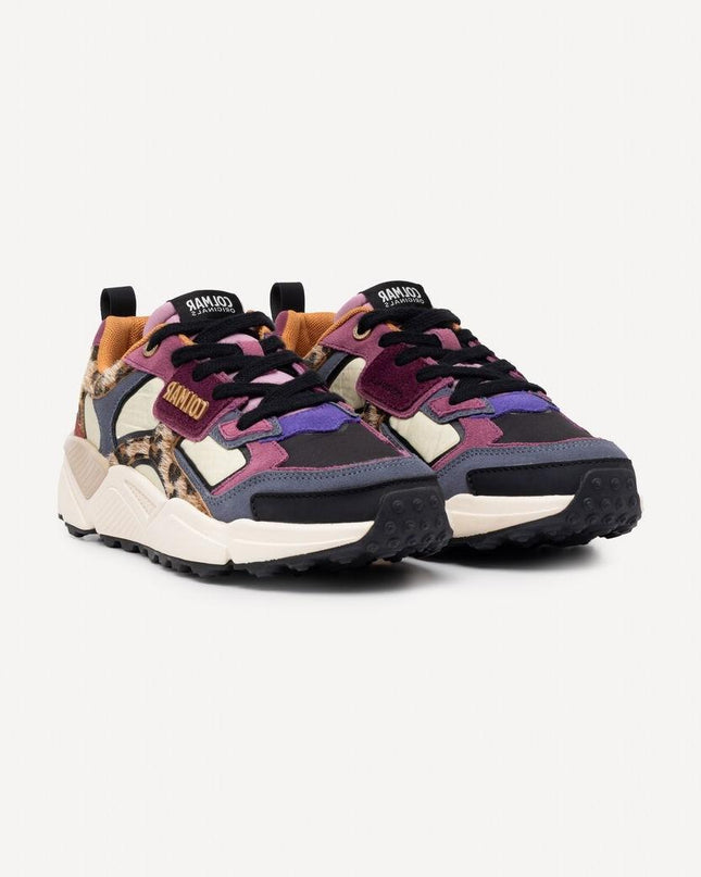 Sneakers Colmar Donna in Pelle Animalier Multicolor GARNER JUNGLE 124 ANIMALIER Colmar 