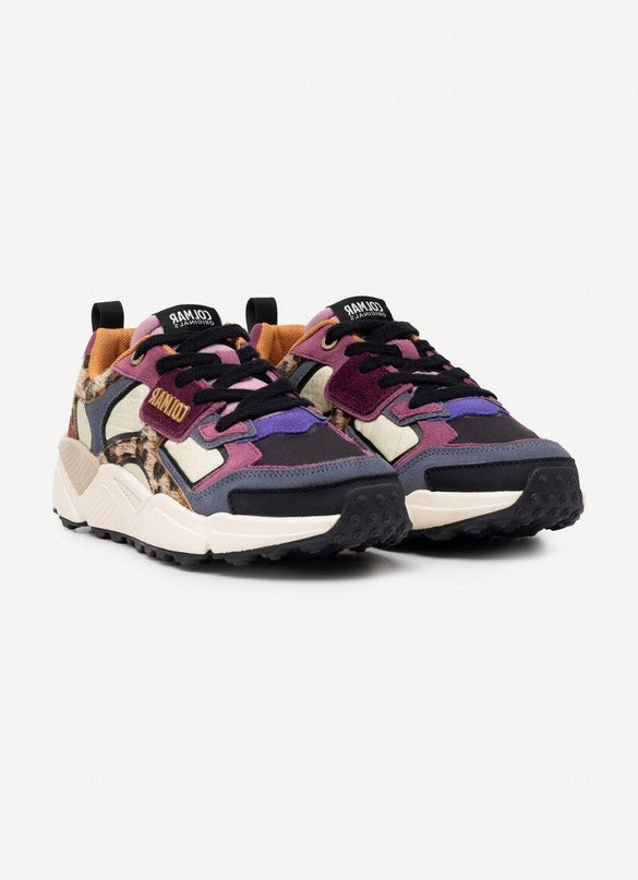 Sneakers Colmar Donna in Pelle Animalier Multicolor - MARIO SPATARELLA