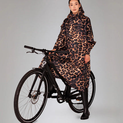Rainkiss Mantella Antipioggia Poncho Dark Leopard RAIN PONCHO DARK LEOPARD RAINKISS 