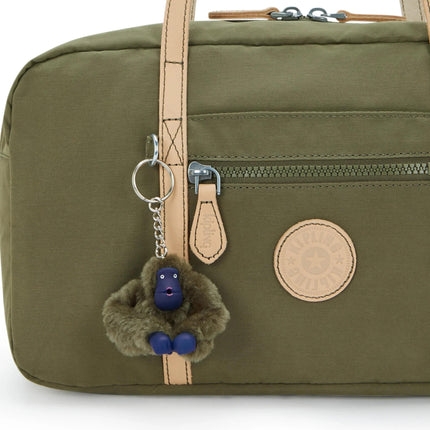 Kipling Borsa a Spalla Cotton Kaki NAIRA COTTON KHAKI Kipling 