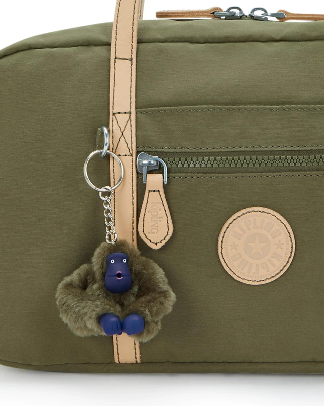 Kipling Borsa a Spalla Cotton Kaki NAIRA COTTON KHAKI Kipling 