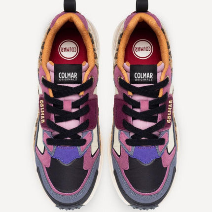 Sneakers Colmar Donna in Pelle Animalier Multicolor GARNER JUNGLE 124 ANIMALIER Colmar 