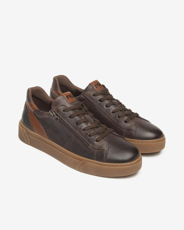 Nero Giardini Sneakers Uomo in Pelle Testa di Moro I500930U MORO 300 Nero Giardini 