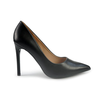 Francesco Milano Decollete Tacco a Spillo in Pelle Nera e41011 BLACK Francesco Milano 