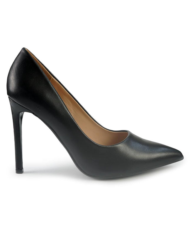 Francesco Milano Decollete Tacco a Spillo in Pelle Nera e41011 BLACK Francesco Milano 