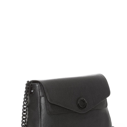 Borsa Tracolla in Pelle Nero JYT02 MELLOW NEON NERO 001 Mandarina Duck 