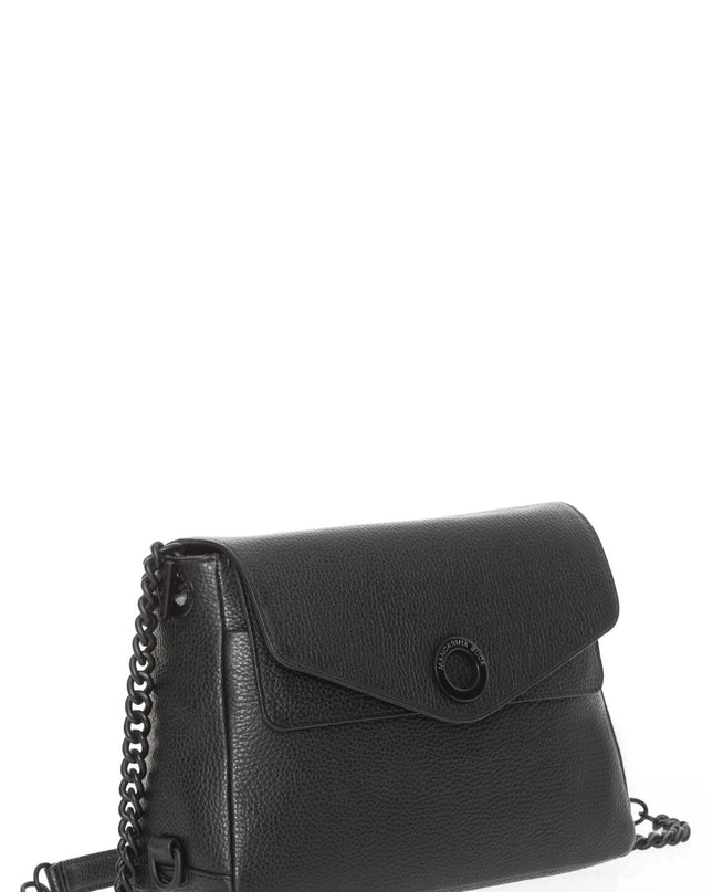 Borsa Tracolla in Pelle Nero JYT02 MELLOW NEON NERO 001 Mandarina Duck 