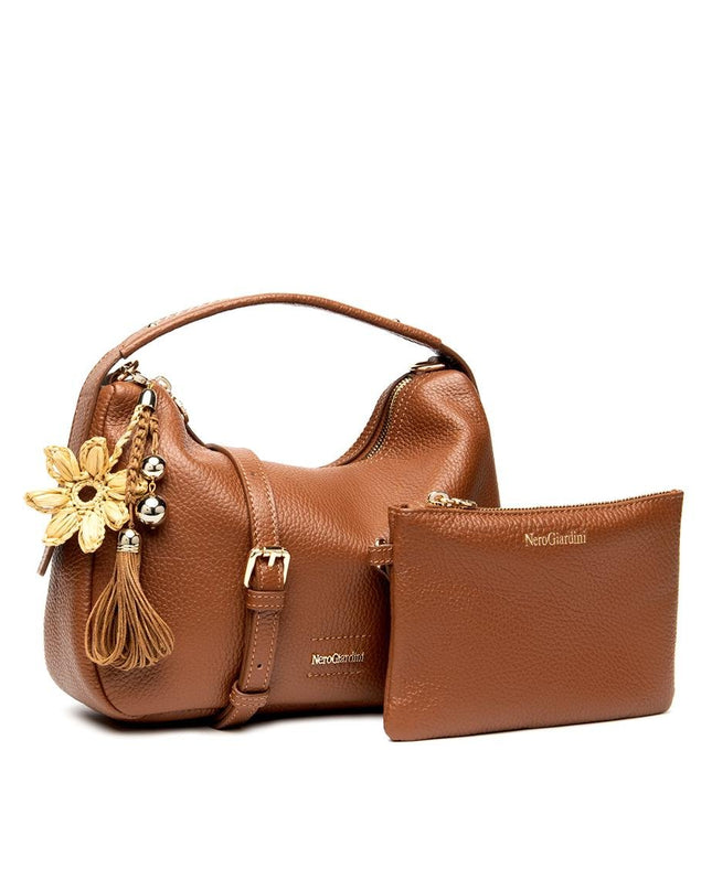 NeroGiardini Borsa Donna in Pelle Cuoio - MARIO SPATARELLA