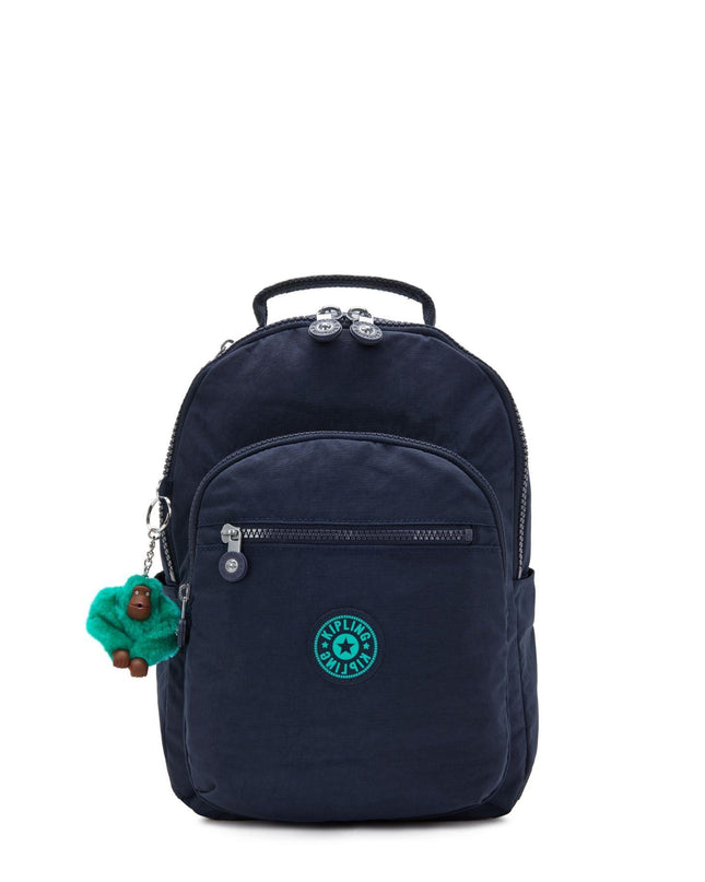 Zaino Porta Computer 11 Pollici Blu SEOUL S BLUE GREEN BLOCK Kipling 