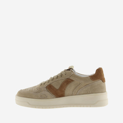 Victoria Sneakers Donna Open Low Top Beige Multi - MARIO SPATARELLA