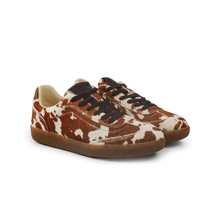 Sneakers Animalier Renato Garini Donna in Cavallino Mucca - MARIO SPATARELLA