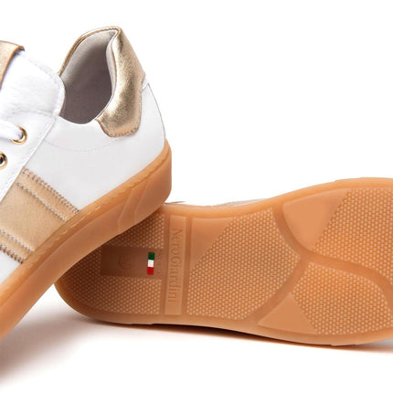 NeroGiardini Sneakers Bassa Donna in Pelle Bianca - MARIO SPATARELLA