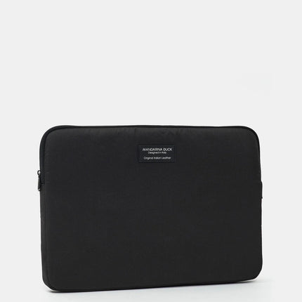 Mandarina Duck Borsa Donna Hobo con Custodia Pc 15 Pollici in Pelle Nero - MARIO SPATARELLA