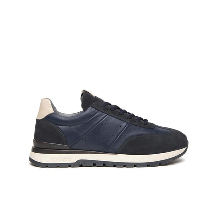 Nero Giardini Sneakers Bassa Uomo in Pelle Blu I400411U BLU 200 Nero Giardini 