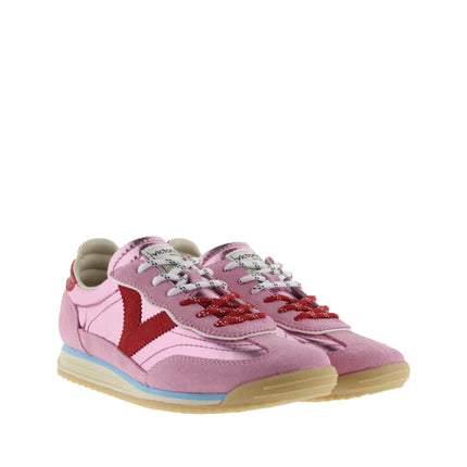 Victoria Sneakers Bassa Donna Urban City Running Metallizzato 1158111 SATURNO NYLON PINK Victoria 