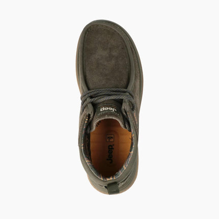 Jeep Stivaletti Polacchine Uomo in Camoscio Military - MARIO SPATARELLA