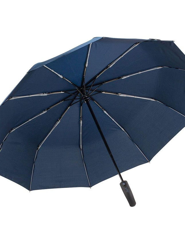 Ombrello Corto Apri Chiudi con Manico Blu - MARIO SPATARELLA