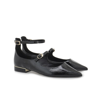 Ballerine Cinturino Donna Nero SONIA 835 BLACK Exe 