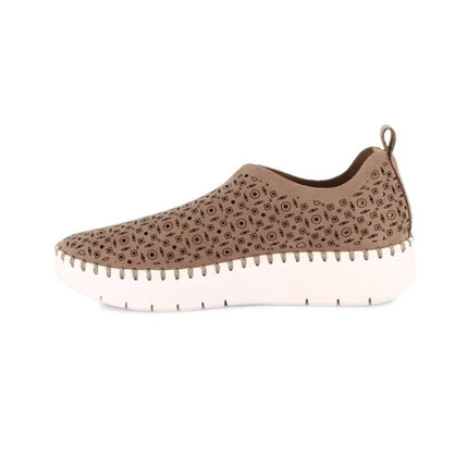 Grunland Slipon Traforata Donna in Tessuto Taupe SC6184 SILI TAUPE Grunland 