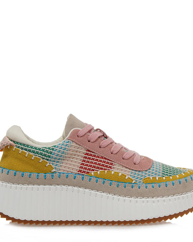 Sneakers Bassa Donna Multicolor F26803 PINK YELLOW Renato Garini 