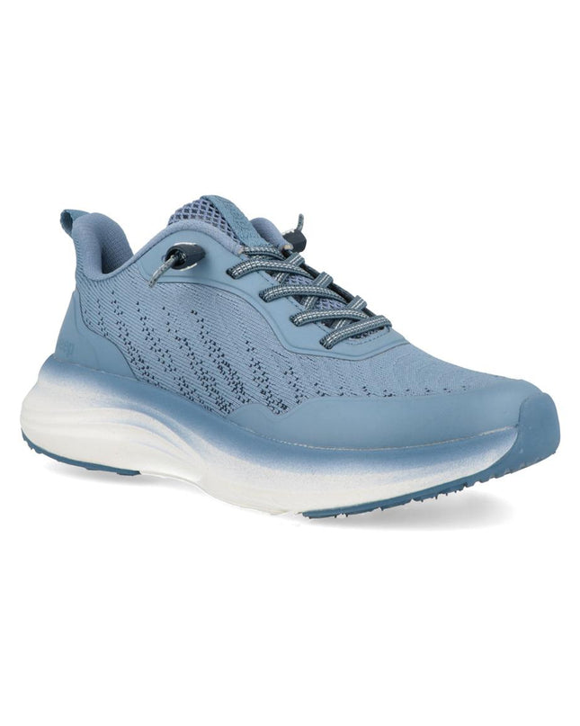 Jeep Sneakers Running Donna Tessuto Blu Extra Lite LIME BLUE Jeep Footwear 
