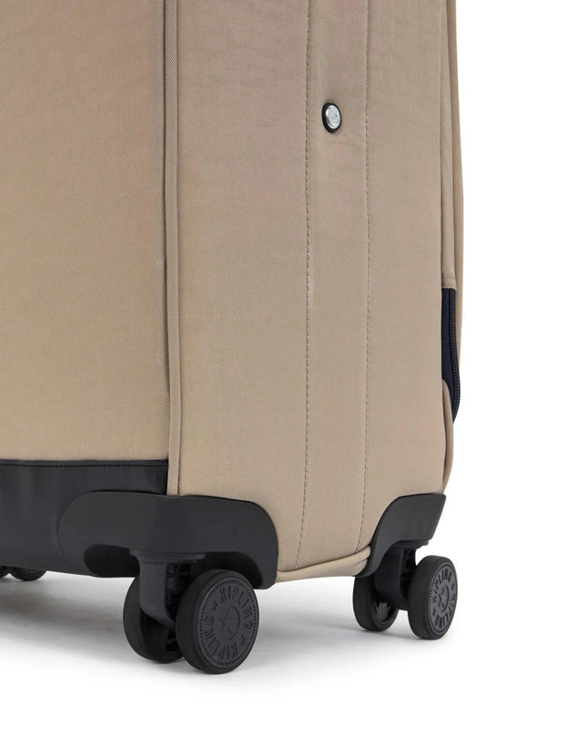 Kipling Trolley Medium 4 Ruote in Tessuto Soft Taupe - MARIO SPATARELLA