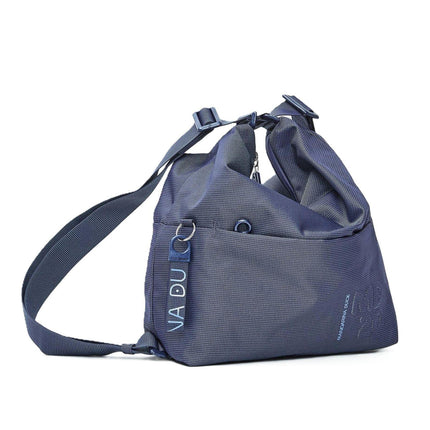 Mandarina Duck Borsa Convertibile Zaino in Tessuto Deep Blu QMT38 MD20 DEEP BLUE Mandarina Duck 