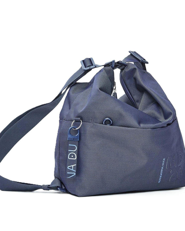 Mandarina Duck Borsa Convertibile Zaino in Tessuto Deep Blu QMT38 MD20 DEEP BLUE Mandarina Duck 