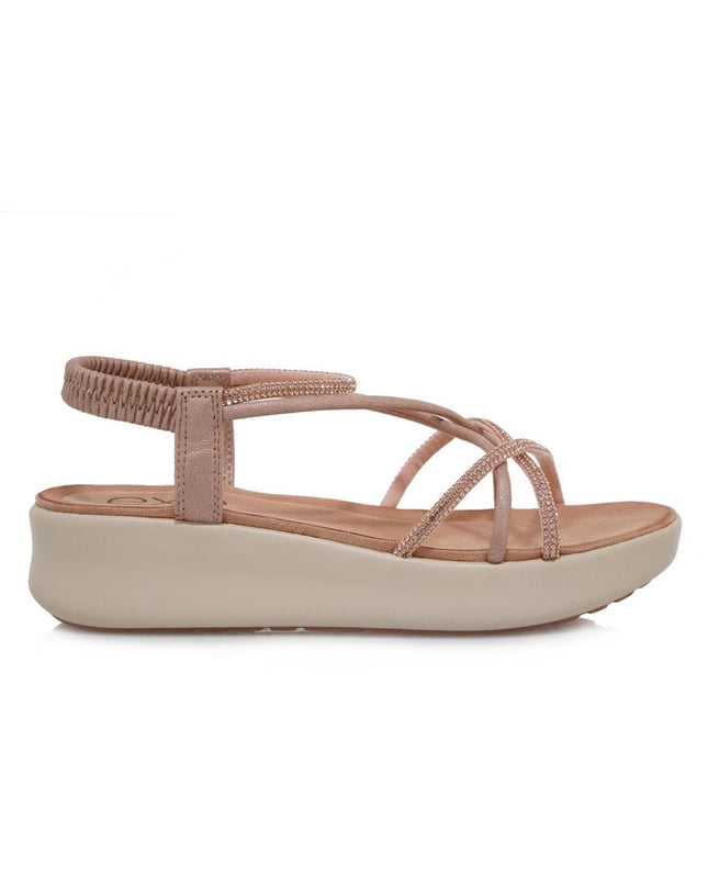 Exe Sandli Confort Donna Laminati con Zeppa Rosa Gold ZFC1951-RT2 LAMINATO Exe 