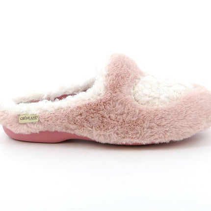 Pantofole Donna in Pelouche CI2644 CIPRIA BIANCO Grunland 