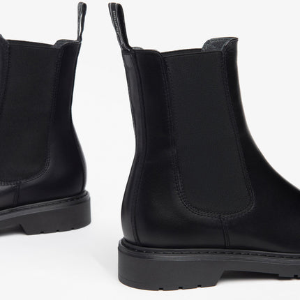 Nero Giardini Stivaletti Chelsea Donna in Pelle Nero - MARIO SPATARELLA