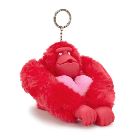 Portachiavi Scimmia Kipling MONKEYCLIP XL VALENTINE RED VALENTINE Kipling 
