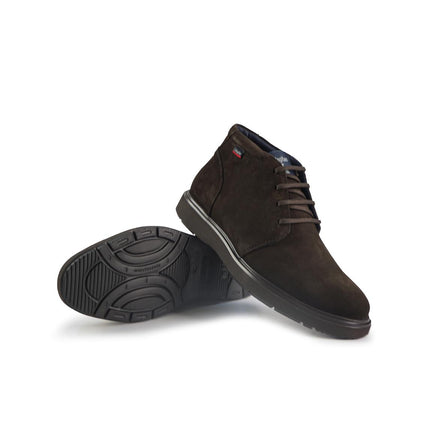 Callaghan Stivaletti Polacchine Uomo in Camoscio Marrone 53009 ALAN BROWN Callaghan 