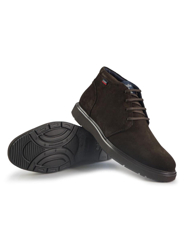 Callaghan Stivaletti Polacchine Uomo in Camoscio Marrone 53009 ALAN BROWN Callaghan 