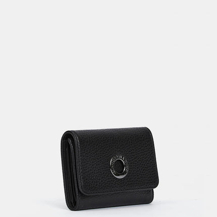 Mandarina Duck Portafogli Donna Pelle Nero Portamonete FZP70 MELLOW LEATHER BLACK Mandarina Duck 