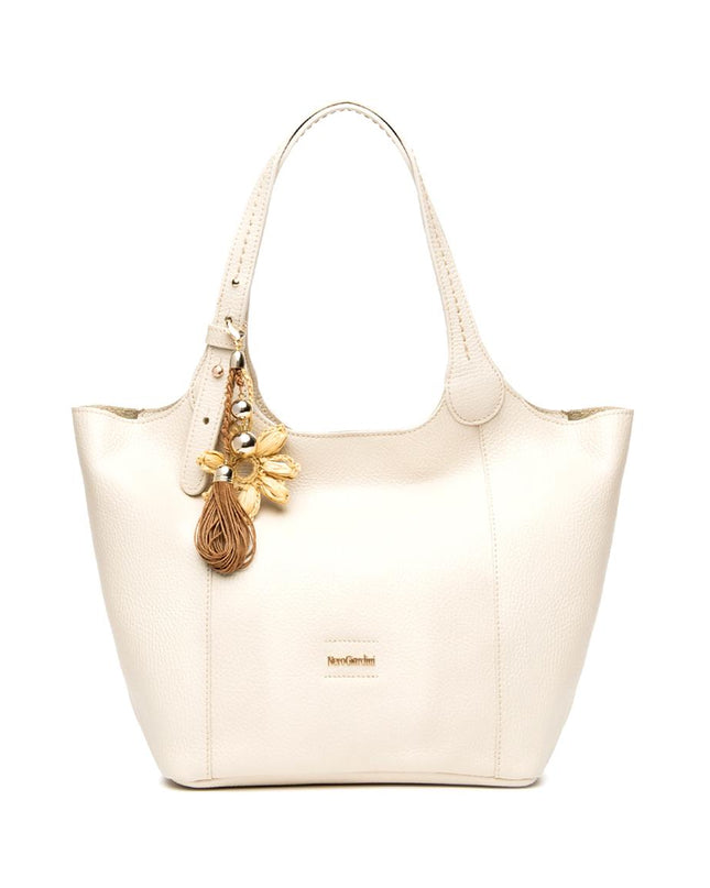 NeroGiardini Borsa Donna in Pelle Panna E644141D PANNA 704 Nero Giardini Borse 