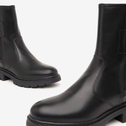 Stivaletti Donna Chelsea Pelle Nero I411860D NERO 100 Nero Giardini 