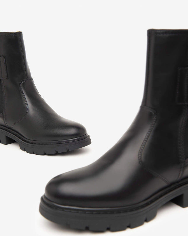 Stivaletti Donna Chelsea Pelle Nero I411860D NERO 100 Nero Giardini 