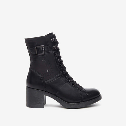 Anfibi Donna Tacco Pelle Nero I309080D NERO 100 Nero Giardini 
