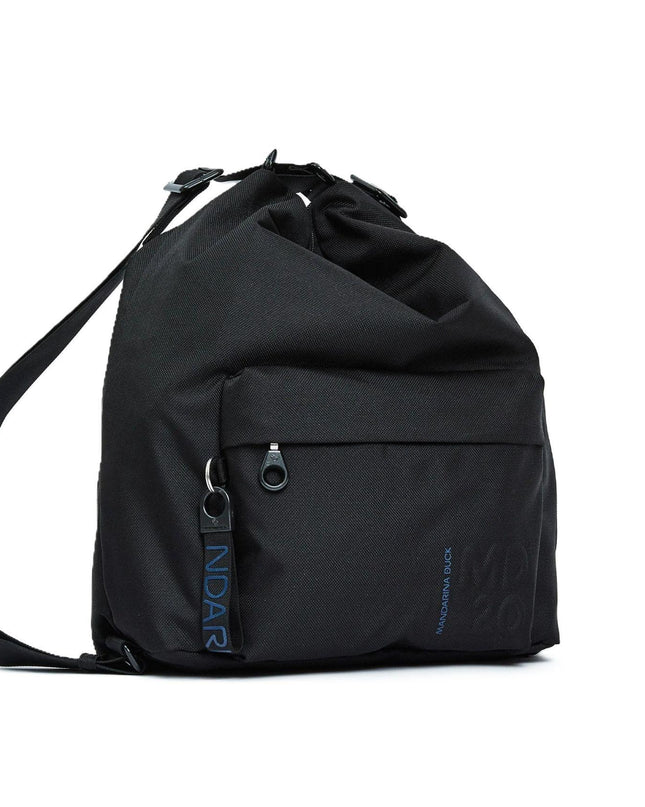 Mandarina Duck Borsa Convertibile Zaino Tessuto Nero QMT09 MD20 BLACK Mandarina Duck 