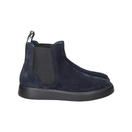 Stivaletti Frau Chelsea Uomo in Camoscio Blu - MARIO SPATARELLA